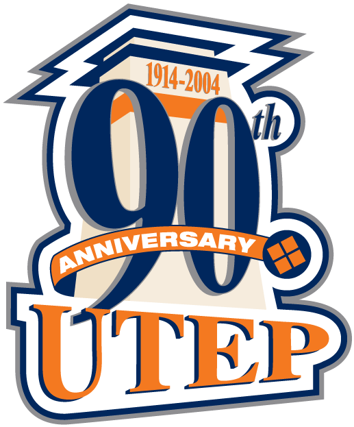 UTEP Miners 2004 Anniversary Logo diy fabric transfer